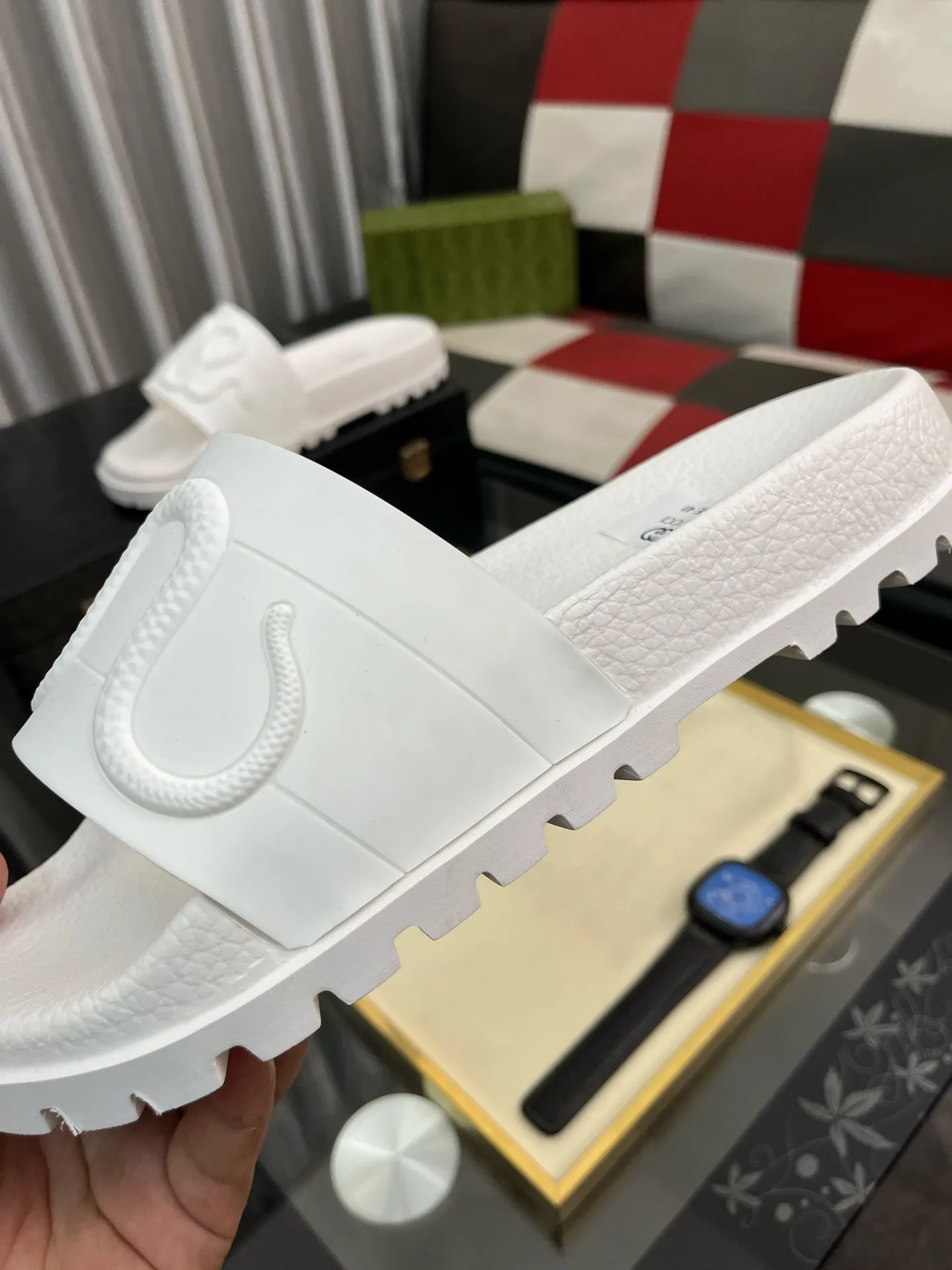 Men's men's shoes💰260⌚️⌚️ＧＵＣＣＩ.Gucci.Official website 1:1 popular slippers hot sale! Original original material 🩴 SIZE: 38-46 (45.46 non-refundable)